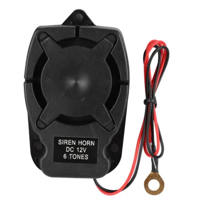 DC12V Car Vehicle Anti Theft Alarm Speaker Horn 6 Sound 110db Security Syste Kit