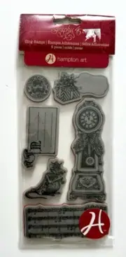 Graphic 45 - NUTCRACKER SWEET - Christmas Stamp Set - NEW, Retired - 2012