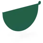 VIC NEW Stratco Half Round Gutter Stop End Caulfield Green