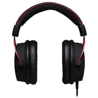 在飛比找Yahoo!奇摩拍賣優惠-Hyperx 阿爾法黑紅雙音腔電競耳機 頭戴式電腦游戲耳麥