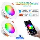 2X 10W Tuya LED Downlight Bluetooth LED Smart Ceiling Light Dimmable RGB Lamp