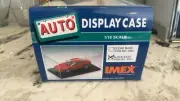 NEW vintage Imex Auto Display Case stackable crystal clear military 1/18 scale