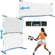 X-ACE Mini Pickleball Net 3in1 for Pickleball Dink Training Adjustable Rebounder Net and 10ft Pickleball Net