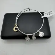 Alex and Ani "Initials C" Charm Bangle Bracelet