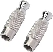 Kisangel 2pcs Electric Guitar Tremolo Bridge Studs and Anchors with Elevating Adjustment Screw Durable Construction for Custom Height Adjustment Compatible with Silver