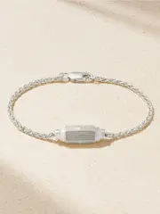 [Marie Lichtenberg] Marie Lichtenberg - Micro Coco 18-karat White Gold Diamond Bracelet - Silver - M M Silver