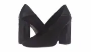 Free People® Take Heart Block Heel - Color Black - US size 6.5 (Euro size 37)