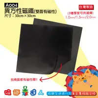 在飛比找蝦皮購物優惠-【磁鐵達人】A004 異方性磁鐵30× 30CM(雙面有磁性