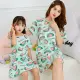 【Baby 童衣】任選 母女親子裝 居家洋裝 純棉睡衣 88655(綠色西瓜)