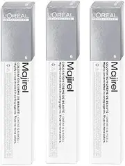 3 x Loreal Majirel Cream Hair Colour 6 Dark Blonde
