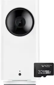 Wyze Cam Pan v2 1080p Pan/Tilt/Zoom Wi-Fi Indoor Smart Home Camera with Color...
