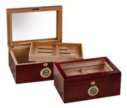 Prestige Import Group Berkeley Digital Cigar Humidor with Removable Tray