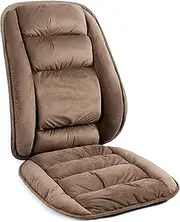 Low Back Pain Relief Lumbar Support and Soft Nonslip Chair Cushion Warm Seat Pads Lumbar Rest Cushion Pillow with Adjustable Strap for Office Dinning Desk Chair,Recliner,Car Seats-Coffee
