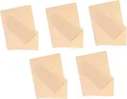 Garende 10 Pieces Blank Silicone Skin Practice Sheet Portable Double Sided Stencil