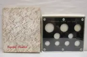 Capital Plastic Coin Holder #421 Austrian Proof Set 1964 9-Coin Black Display