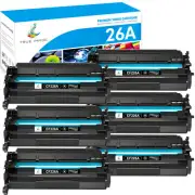 6PK Black CF226A Toner Cartridge For HP 26A Laserjet M402dw MFP M426fdn Printer