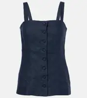 [Faithfull] Faithfull Corbiere linen top AU 12 blue