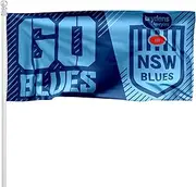 2021 State of Origin GO NSW New South Wales Blues Pole Flag Large 1800 x 900mm