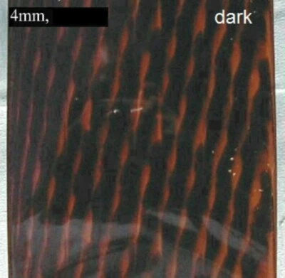 Tortoise Cellulose Acetate VINTAGE RAW original extruded sheets.