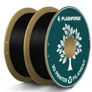 FLASHFORGE PLA Filament 1.75mm Black, 3D Printer Filament Bundle 2kg (4.4lbs)...