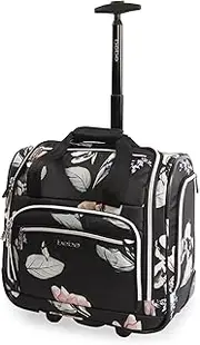 [bebe] Women's Valentina-Wheeled Under The Seat Carry-on Bag, Floral Black, ONE Size, Valentina - Wheeled Under The Seat Carry-on Bag