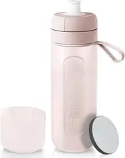 Brita Water Filter Bottle Water Bottle PFOS/PFOA Removal Tested Active Mauve Rose 600ml with 1 Cartridge