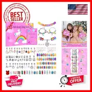 Girls Charm Bracelet Making Kit - 166 Pcs Unicorn Charms Bracelets Kits Kids ...