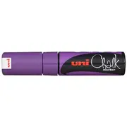Uni Liquid Chalk Marker Chisel Tip Violet