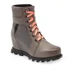 NWT Sorel Joan of Arctic Waterproof Wedge III Lexie Bootie Quarry Sz 9.5 Grey