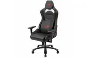 ROG Chariot X Core gaming chair in racing-car style featuring an adjustable high-density foam headrest memory-foam lumbar support 4D adjustable