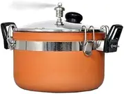 HIMANSH STORE Earthen Clay Cooker with Lid for Cuurry/Dal/Frying,3 LTR. Cooker