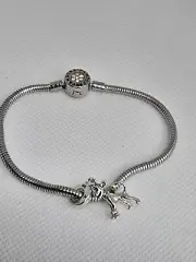 Authentic Pandora Charm Bracelet With Simba Charm included as picture;7.5 in