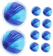 SHINEOFI 10pcs Reusable Laundry Balls for Hair Removal Lint Catcher Cleaning Tool Tangle Washing Machine Balls Multi Purpose Use for Cleaner Clothes Safe for All Fabrics