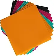 LAPOOH 10pcs Colored Matte Acrylic Sheets 8x8inch 1/8 Thick Suitable for CO2 engravers and Series/Pro Engraving Machine DIY Projects 3D Printing Models Crafts