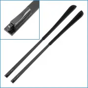 2pcs Grey 14cm Metal Eyeglass 5mm Temples Frame Glasses Spring 1.2mm Hinge