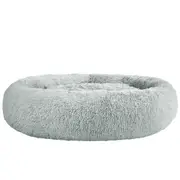 Pet Calming Bed Extra Large 110cm Light Grey Washable