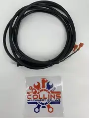 CAIRE, Inc. CD038-12 Domestic Power Cord 18/2 2-Pin Black w/Terminal 115V