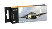 Arcus 5099 - Enamel paints set US Battle of Atlantic 6 colors in set 10ml