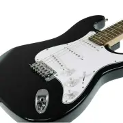 Karrera 39in Electric Guitar Music String Instrument Black