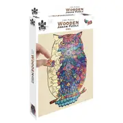 Puzzle Master Wooden Jigsaw Puzzle 130 Piece Owl