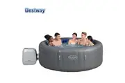 Bestway Inflatable Spa 5-7 Persons Lay Z 180 Jets + 10 HydroJets LED Hot Tub Bathtub Pool