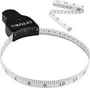 Tape Measure Body Measuring Tape 60inch (150cm), Lock Pin & Push Button Retract, Ergonomic Design, Durable Measuring Tapes for Body Measurement & Weight Loss, Accurate Sewing Tape Measure, Black+White