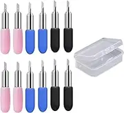 Pack of 12 Cutting Blades for Cricut Joy, Precise 30°/45° Cutting Plotter Blades, Replacement Blades Compatible with Cricut Joy Cutting Machine for Paper, Vinyl, Fabric and Film