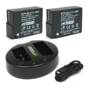 Battery For Panasonic DMW-BLC12e Lumix DMC-FZ200 DMC-FZ300 DMC-G7