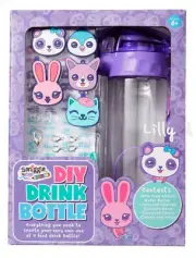 Smiggle By Me! DIY Drink Bottle Set BPA Free 600ml Personalised BRAND NEW