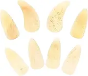 HYTROVE Guzheng Accessories 8pcs Fake Nails Finger Picks Finger Protectors for Guzheng Manicure String Instruments