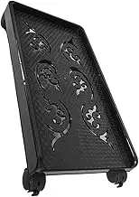 ULDIGI Movable CPU Stand with Swivel Brake Casters Case Riser for Floor Use Under Desk Computer Tower Holder with Enhanced Stability and Mobility