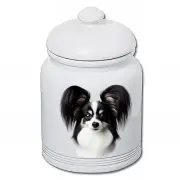 Papillon Ceramic Treat Jar