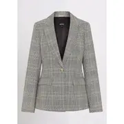 Issa Longline Check Blazer