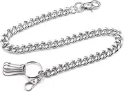 [ASTIMESA] Metal Wallet Chain Silver with Lobster Clasp Keyrings,Belt Jean Chains for Men Women Clothing Bag Accessories